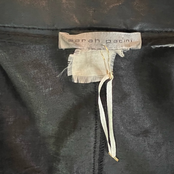 Rare Sarah Pacini coated cotton jacket with magnetic closures. Size M. - Picture 14 of 15